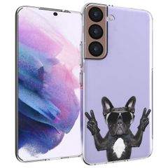 imoshion Design Hülle für das Samsung Galaxy S22 - Cool Bulldog