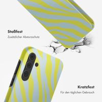 Selencia Vivid Back Cover Samsung Galaxy A55 - Zebra Winter Sky Titanium Yellow