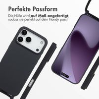 imoshion SilikonHülle mit Band Apple iPhone 17 Pro Max - Schwarz