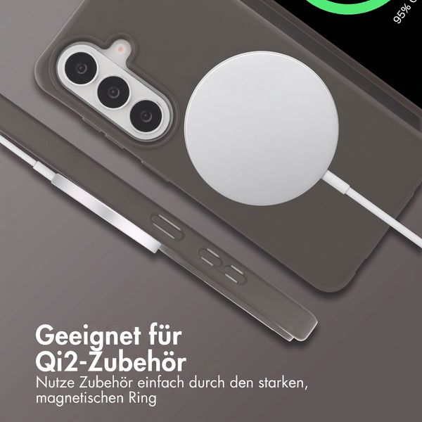imoshion Color Backcover mit abnehmbarem Handykette und MagSafe Samsung Galaxy S26 - Black Coffee
