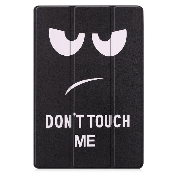 imoshion Design Trifold Klapphülle Galaxy Tab S8 Plus / S7 Plus / S7 FE 5G - Don't touch