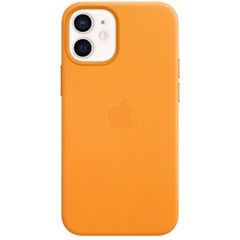 Apple Leder-Case MagSafe für das Apple iPhone 12 Mini - California Poppy