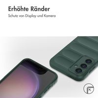 imoshion EasyGrip Backcover für das Samsung Galaxy S23 FE - Dunkelgrün