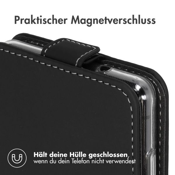 Accezz Flip Case Schwarz für das Samsung Galaxy S20 FE