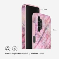 Selencia Aurora Fashion Back Case für das Samsung Galaxy A13 (4G) - ﻿Strapazierfähige Hülle - 100 % recycelt - Ocean Shell Purple