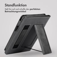 imoshion Klapphülle Sleepcover mit strap und stand für das Kobo Clara 2E / Tolino Shine 4 - Schwarz