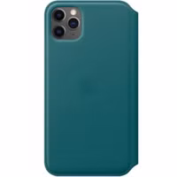 Apple Leather Folio Klapphülle für das Apple iPhone 11 Pro Max - Peacock
