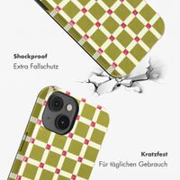 Selencia Vivid Rückabdeckung mit MagSafe Apple iPhone 14 - Check This Olive