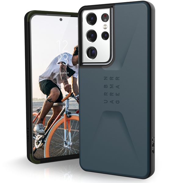 UAG Civilian Backcover Samsung Galaxy S21 Ultra - Blau