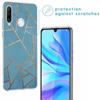 imoshion Design Hülle für das Huawei P30 Lite - Blue Graphic