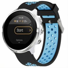 imoshion Silikonband Sport - 24-mm-Universalanschluss - Schwarz/Blau