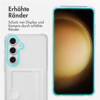 imoshion Soft Case Back Cover mit Kartenhalter Samsung Galaxy S24 FE - Transparent