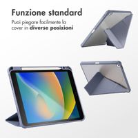 imoshion Origami Klapphülle Apple iPad 9 (2021) 10.2 Zoll / iPad 8 (2020) 10.2 Zoll / iPad 7 (2019) 10.2 Zoll - Lavender