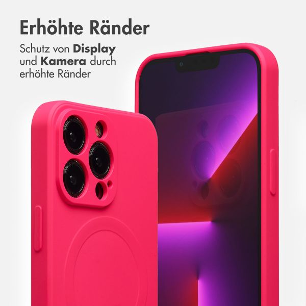 imoshion Color Back Cover mit MagSafe Apple iPhone 13 Pro - Neon Pink