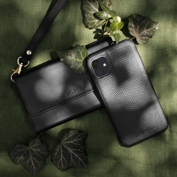 Selencia Clutch Klapphülle mit herausnehmbarem Backcover iPhone 12 (Pro)