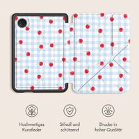 imoshion Design Klappbare Klapphülle Kobo Clara Colour / BW - Cherry Check
