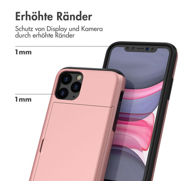 imoshion Backcover mit Kartenfach Apple iPhone 11 Pro - Rosé gold