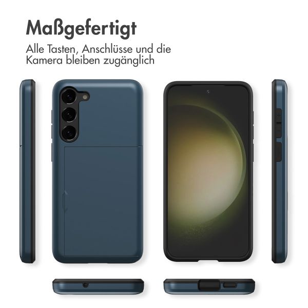 imoshion Backcover mit Kartenfach für das Samsung Galaxy S23 - Dunkelblau