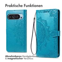 imoshion Mandala Klapphülle Google Pixel 9 / 9 Pro - Türkis