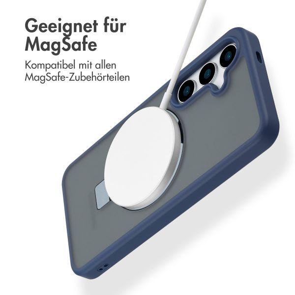 Accezz Ring Stand Backcover mit MagSafe Samsung Galaxy S24 - Blau