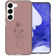 imoshion Design Hülle Samsung Galaxy S23 Plus - Floral Pink