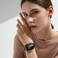 WiWu Magnetisches gewebtes Gliederarmband für die Apple Watch Series 1 bis 10 / SE / Ultra (2) (44/45/46/49 mm) - Grün