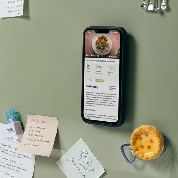 PopSockets Suck-Up Grip & Mount - MagSafe Saugnapf - Latte