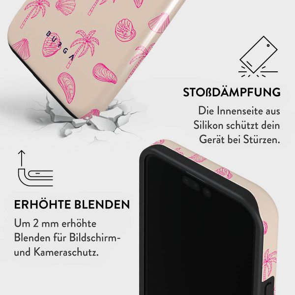 Burga Tough Back Cover für das iPhone 15 Pro Max - Beach Please