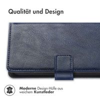 imoshion Luxuriöse Klapphülle Samsung Galaxy S22 Ultra - Dunkelblau