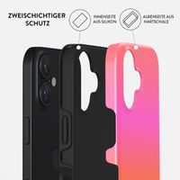 Burga Tough Back Cover für das iPhone 16 - Sunset Club