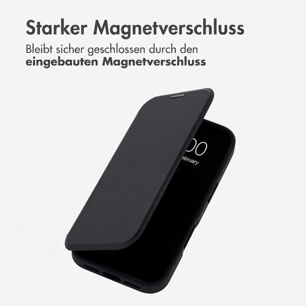 imoshion Transparente Bookcase mit MagSafe Apple iPhone 18 Pro Max / 17 Pro Max - Schwarz