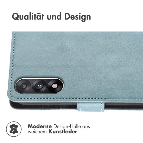imoshion Luxuriöse Klapphülle OnePlus Nord 5 - Hellblau