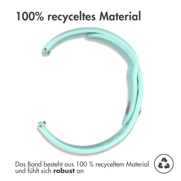 imoshion Silikon Sportarmband -   Universelle 22 mm Anschluss - Mintgrün