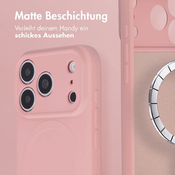 imoshion Color Back Cover mit MagSafe Apple iPhone 18 Pro / 17 Pro - Hellrosa