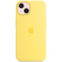 Apple Silikon-Case MagSafe für das Apple iPhone 13 - Lemon Zest