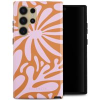 Selencia Vivid Back Cover Samsung Galaxy S24 Ultra - Modern Bloom Pink