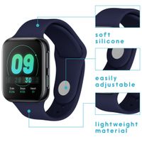 imoshion Silikonband für die Oppo Watch 41 mm - Dunkelblau