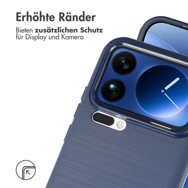 imoshion Brushed Back Cover Xiaomi 17 Pro Max - Dunkelblau