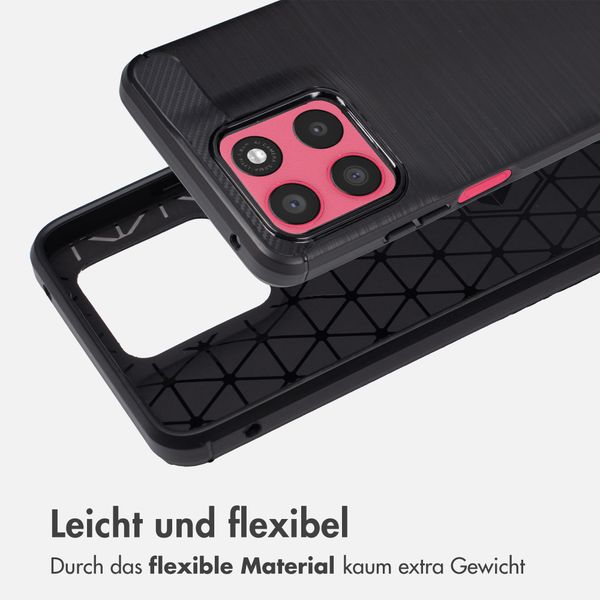 imoshion Brushed Back Cover Motorola Moto G57 Power - Schwarz