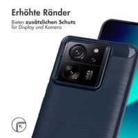 imoshion Brushed Back Cover für das Xiaomi 13T / 13T Pro - Dunkelblau