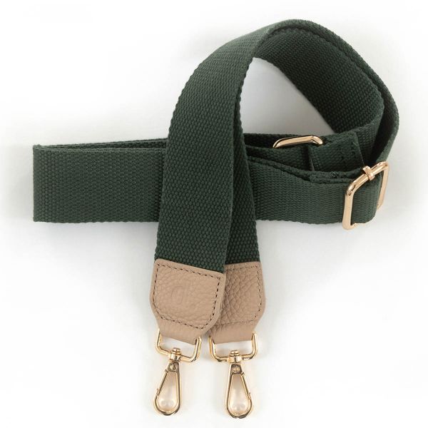 Dutchies Phone Strap - Verstellbare Universal-Telefonkordel - Army Green / Beige