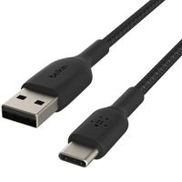 Belkin Boost↑Charge™ Braided USB-C-zu-USB-Kabel - 3 Meter - Schwarz