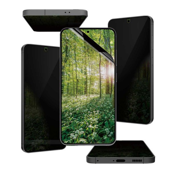 PanzerGlass Matrix Recycled 4-Way Privacy Displayschutz für das Samsung Galaxy S25