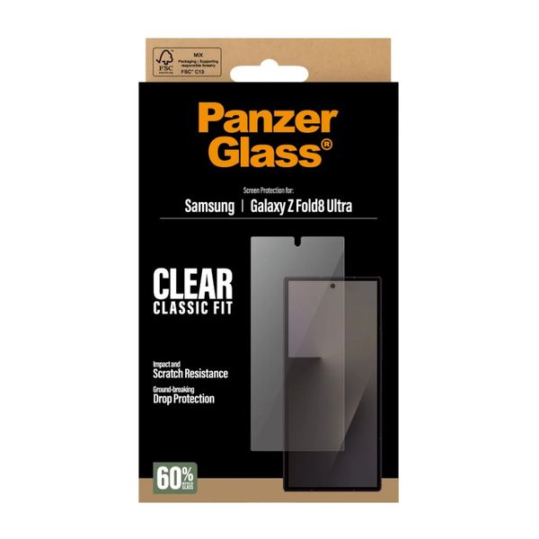 PanzerGlass Ultra-Wide Fit Antibakterieller Displayschutz Samsung Galaxy Z Fold 8