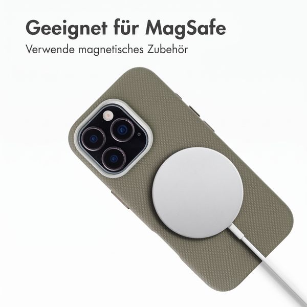 Accezz Mesh Backcover mit MagSafe Apple iPhone 16 Pro - Dunkelgrau