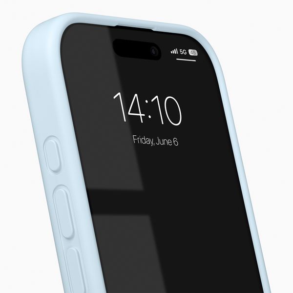 iDeal of Sweden Silikonhülle mit MagSafe Apple iPhone 16 - Light Blue