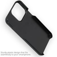 Gestalte deine eigene Apple iPhone 13 Pro Hardcase Hülle - Schwarz