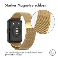 imoshion Mailändische Magnetarmband für das Huawei Watch Fit 2 - Gold