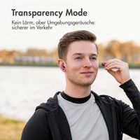imoshion Aura Pro Kabellose In-Ear-Kopfhörer - Aktive Geräuschunterdrückung (ANC) - Bordeaux