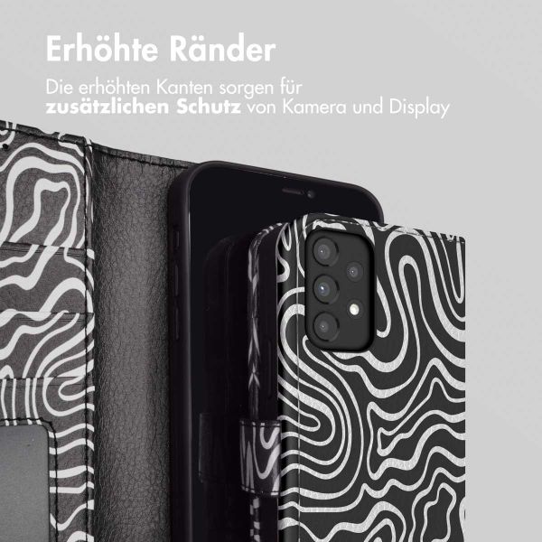 imoshion Design Klapphülle für das Samsung Galaxy A33 - Black And White